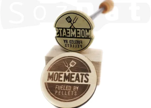 Vista 5 de Hierro de marca de pastel personalizado Hierro de marca de carne para asar Brander carne personalizado Planchas de marca de bistec