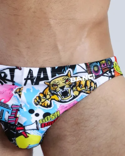 Vista 4 de Bang Men's Swimwear - Swim Mini Brief - Low Rise Fit Bikini Swimsuit