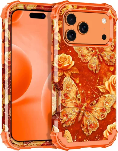 Vista 32 de Miqala Funda compatible con iPhone 8 Plus, iPhone 7 Plus, que brilla en la oscuridad, tres capas, resistente a los golpes, parachoques de plástico