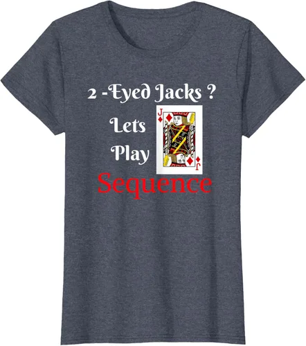 Vista 60 de Camiseta divertida con texto en inglés "I Have 2-Eyed Jacks Lets Play A Card Board Game