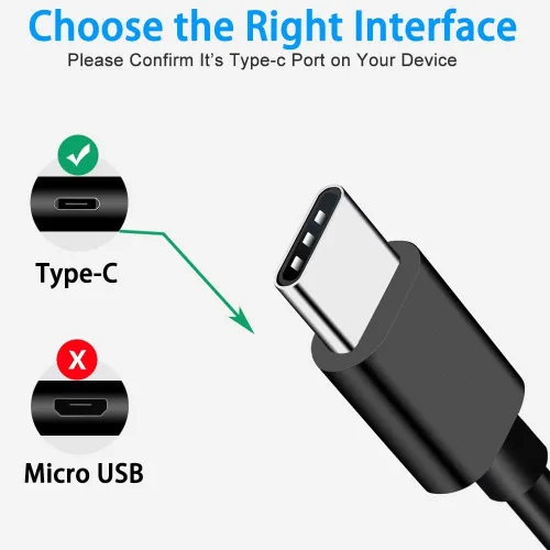 Vista 3 de Adaptador de cable de alimentación de cargador de chaleco térmico compatible con chaquetas térmicas ORORO, sudaderas con capucha y manguito de mano