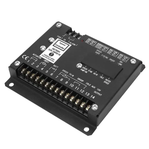 Vista 9 de Controlador de velocidad S6700H Motor eléctrico Generador electrónico Controlador de velocidad Interruptor Panel de control Partes para generador