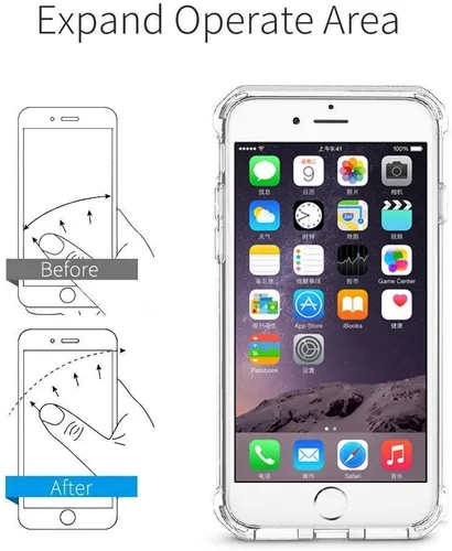 Vista 5 de Soporte de anillo para teléfono celular, lazo de agarre transparente para dedos, rotación de 360 grados, soporte para anillo de dedo