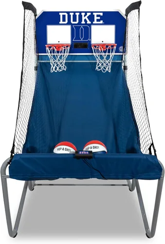 Vista 21 de Pop-A-Shot - Home Dual Shot with NCAA Graphics l Sensor Scoring l 16 Game Modes l 7 Balls l Foldable Storage l for All NCAA Fans
