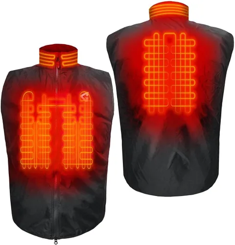 Vista 3 de Gerbing Unisex 12 V Forro térmico para chaleco, resistente al viento, para motocicleta, deportes motorizados