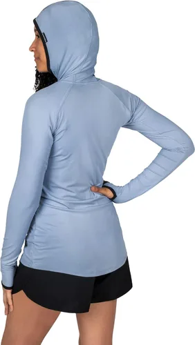 Vista 4 de BLACKSTRAP Camisa con capucha y cuello redondo UV para mujer