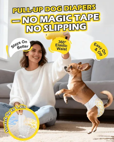 Vista 4 de Dono Pañales desechables para perros hembra, talla XS, 96