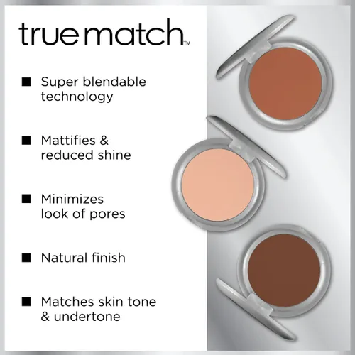 Vista 4 de L 'Oreal Paris, True Match, Polvo, 0.33 onzas, Suntan