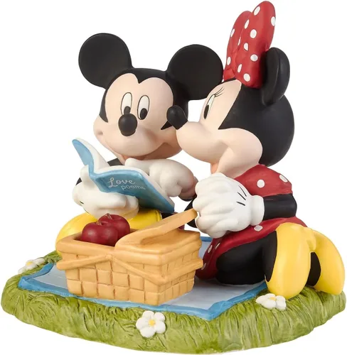 Vista 2 de Figura de Mickey Mouse y Minnie Mouse de Disney Life with You is Always A Picnic