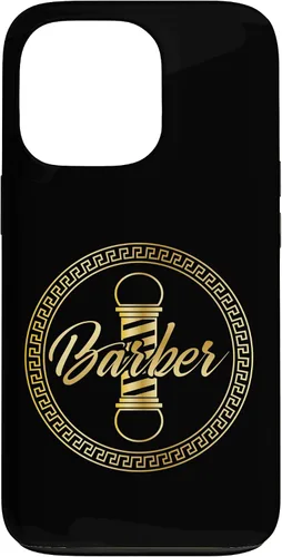 Vista 10 de Funda de regalo de graduación para iPhone 16 con logotipo de barbería barbería