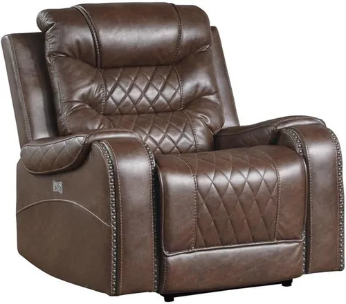 Vista 14 de Lexicon Derringer Wall Hugger Power - Sofá reclinable doble, color marrón