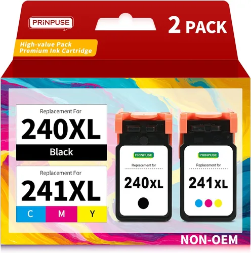 Vista 12 de Paquete combinado 210XL 211XL remanufacturado para Canon 210XL 211XL Cartucho de tinta negro y color para impresora PIXMA MX410 IP2700 IP2702 MP240