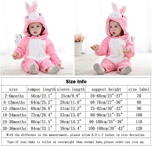 Vista 7 de Disfraces de animales para bebé unisex mameluco para Halloween