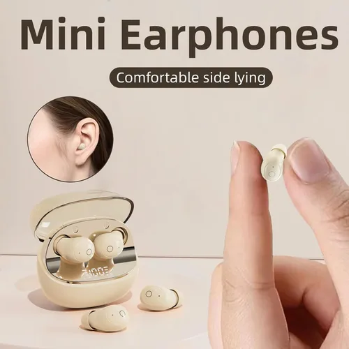 Vista 2 de Xmenha T10 Mini Auriculares Bluetooth Inalámbricos Inalámbricos Invisibles para Orejas Pequeñ