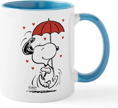 Vista 31 de CafePress Snoopy Mom Hug Mugs Taza de café de cerámica de 11 oz (11.0 fl oz)