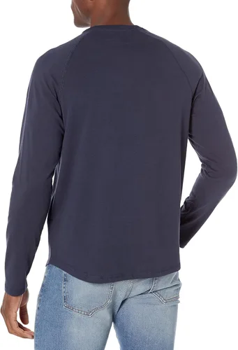 Vista 2 de Tienda Essentials Men's Regular-Fit Long-Sleeve Henley Shirt (Available in Big & Tall)
