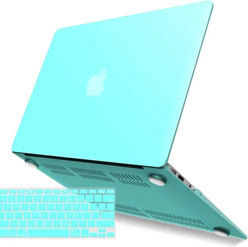 Vista 29 de IBENZER - Funda compatible con MacBook Air de 11 pulgadas, modelo A1370 A1465, funda de plástico suave al tacto, rígida, en paquete con funda