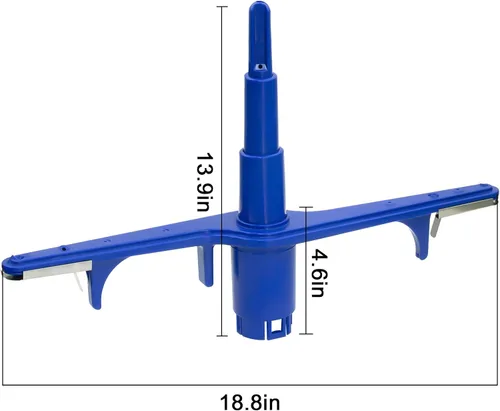 Vista 5 de 5304518927 154567702 Montaje de brazo de lavado inferior para lavavajillas Kenmore Electrolux Brazo de pulverización inferior inferior