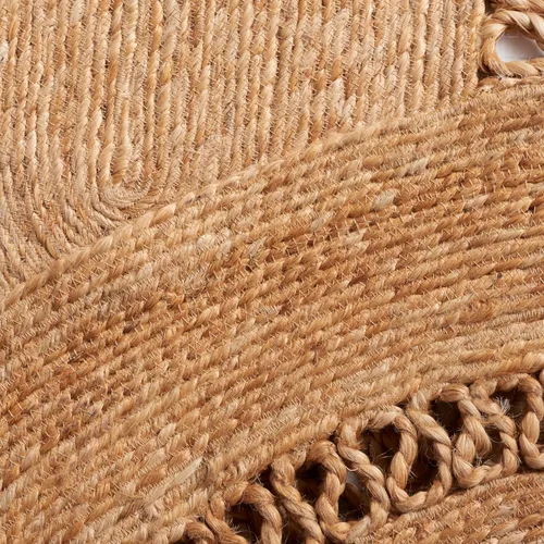Vista 9 de SAFAVIEH Colección redonda de fibra natural NFB254A de 3 pies, redonda, natural, hecha a mano, estilo bohemio, con encanto de yute
