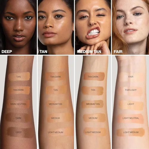 Vista 5 de Smashbox Halo Healthy Glow Tinted Moisturizer with SPF 25 24-Hour Hydrating Skin Tint with Buildable Coverage and Dewy Finish Hyaluronic Acid &