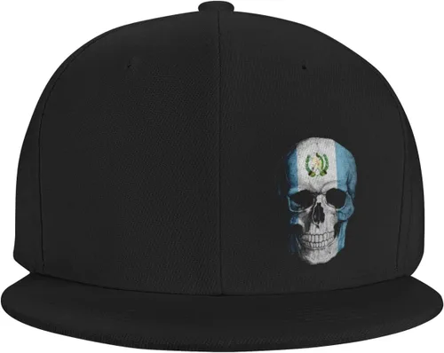 Vista 2 de Gorra de béisbol ajustable con diseño de calavera de Guatemala, gorra de béisbol para hombre, gorra de béisbol