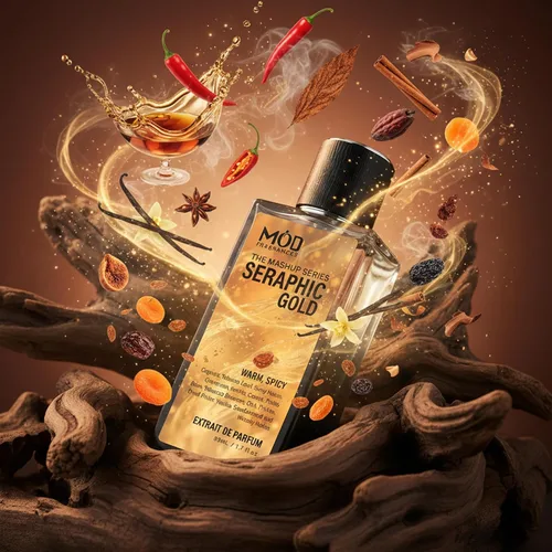 Vista 9 de Seraphic Gold - Perfume unisex Extrait de perfume picante cálido para mujeres y hombres, de larga duración