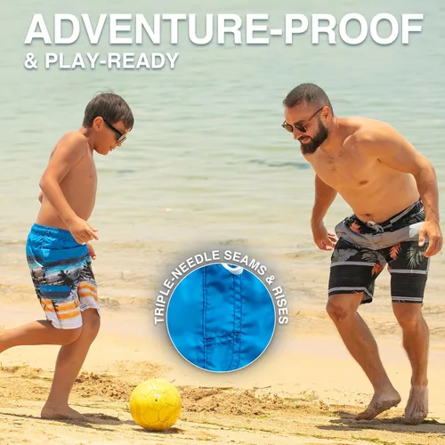 Vista 66 de Kanu Surf Traje de baño Yolo de secado rápido UPF 50+ para niños