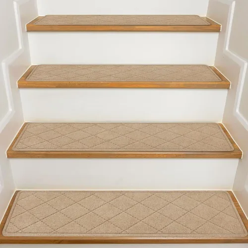 Vista 19 de Stair Treads for Wooden Steps Indoor, KOOTETA 1 Pack 20" X 32" Non Slip