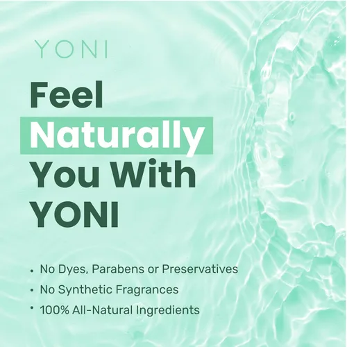 Vista 3 de Yoni Gel Wash de cuidado femenino totalmente natural Potente limpiador diario a base de plantas para áreas íntimas Control de olores, apoyo