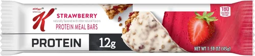 Vista 5 de Kellogg's Special K Barras de proteínas, reemplazo de comidas, aperitivos de proteínas, fresa (24 barras) paquete de 2