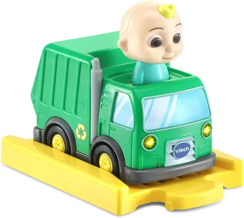 Vista 4 de VTech CoCoMelon Go! Go! Smart Wheels Camión y pista de reciclaje de JJ