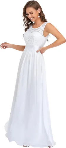 Vista 3 de Ever-Pretty Vestidos de dama de honor con cintura imperio fruncido para mujer 0646