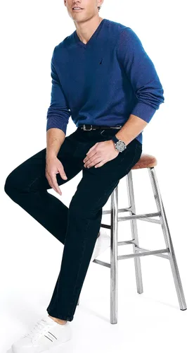 Vista 4 de Nautica Suéter Navtech con cuello en V para hombre
