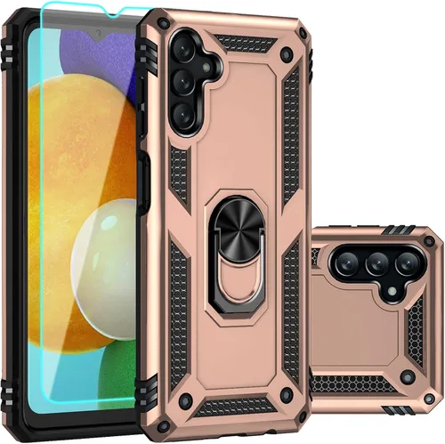 Vista 10 de Funda para Galaxy A13 5G, con protector de pantalla, grado militar, 16 pies, con función de atril magnético, funda protectora para Galaxy A13 5G