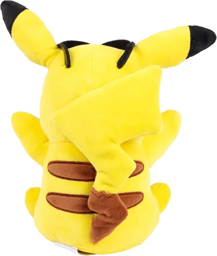 Vista 5 de Pokémon Pikachu - Peluche de vacaciones de 8 pulgadas, con licencia oficial, auténtica figura de peluche suave, regalo para niños, niñas, mayores