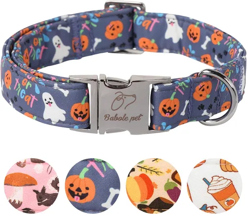 Vista 37 de Collar para perros del 4 de julio, collares patrióticos azules para cachorros y perros pequeños, ligero y ajustable 1776 collares para cachorros