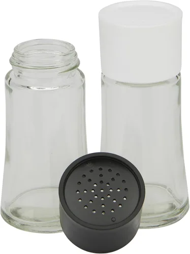 Vista 2 de Good Cook - Juego de salero y pimentero de cristal, 2 onzas, transparente