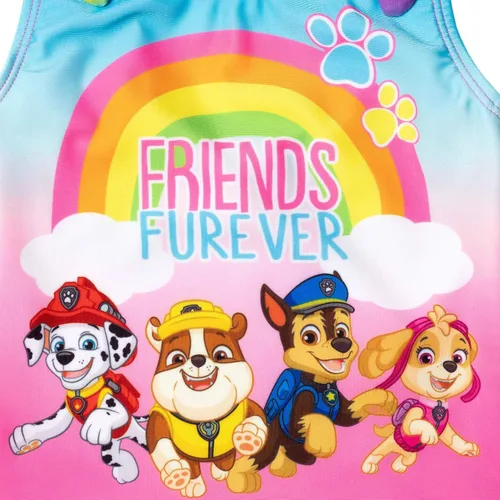 Vista 6 de Juego de traje de baño de tankini con protector contra erupciones de 3 piezas, diseño de Paw Patrol