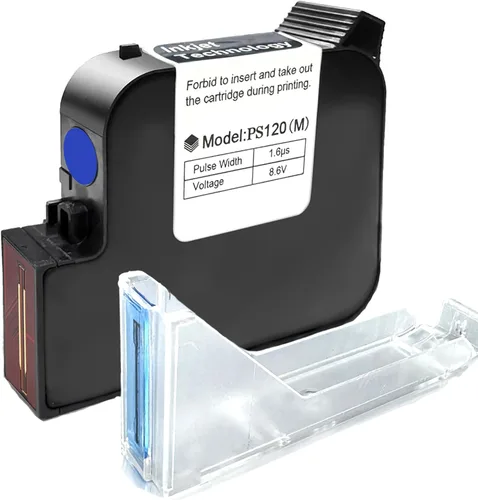 Vista 16 de Phezer Cartucho de tinta solvente de secado rápido original de repuesto PS100 impresora de inyección de tinta portátil y mini impresora de inyección