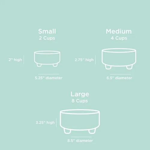 Vista 9 de Waggo Uplift - Tazón de cerámica para perros para razas pequeñas, medianas y grandes, pesado y duradero, para alimentos y agua, apto para Crema