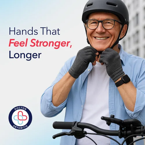 Vista 8 de Doctor Developed Full Fingered Arthritis Compression Gloves Men and Women for Arthritis, Raynauds Disease & Carpal Tunnel