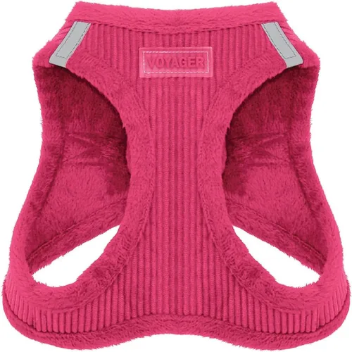 Vista 25 de Best Pet Supplies - Arnés para todo clima de malla y felpa, reflectante y antitirones, para perros/gatos pequeños/medianos, cierre de gancho y felpa
