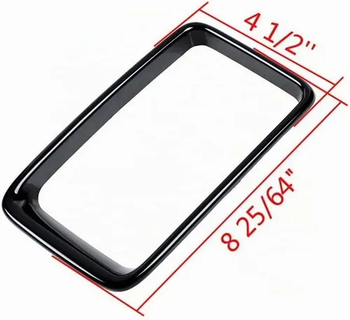 Vista 4 de Astra Depot Compatible con 2014 2015 2016 Jeep Grand Cherokee Kit de insertos de cubierta de rejilla de 7 piezas, negro brillante