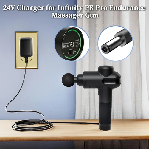 Vista 2 de Cargador de alimentación de CA de 26 V para pistola de masajeador Infinity PR Pro Endurance 12MG021131
