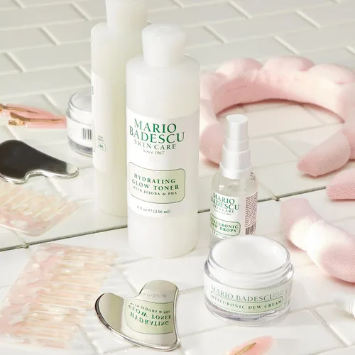 Vista 3 de Mario Badescu Tónico hidratante brillante con jojoba y PHA - Ilumina, rejuvenece y nutre para una piel luminosa - Fórmula de tóner facial y suero