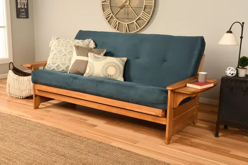 Vista 18 de Kodiak Furniture Futón Phoenix de tamaño completo con acabado de nuez de mantequilla, canadiense