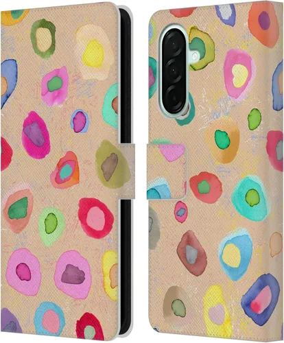 Vista 315 de Head Case Designs Officially Licensed Ninola Ditsy Flowers Yellow Nature Bold Leather Wallet Case Compatible with Samsung Galaxy A07 4G