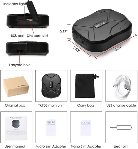 Vista 8 de TKSTAR - Rastreador GPS 4G para vehículos, localizador magnético oculto de GPS para automóvil, dispositivos de seguimiento de vehículos en tiempo
