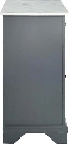 Vista 7 de Crosley Furniture Avery - Isla de cocina, estantes de almacenamiento