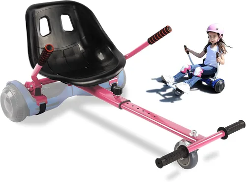 Vista 2 de Accesorio de asiento Hoverboard para scooter de equilibrio automático, kit de conversión de Go Kart con marco ajustable, accesorios para niños